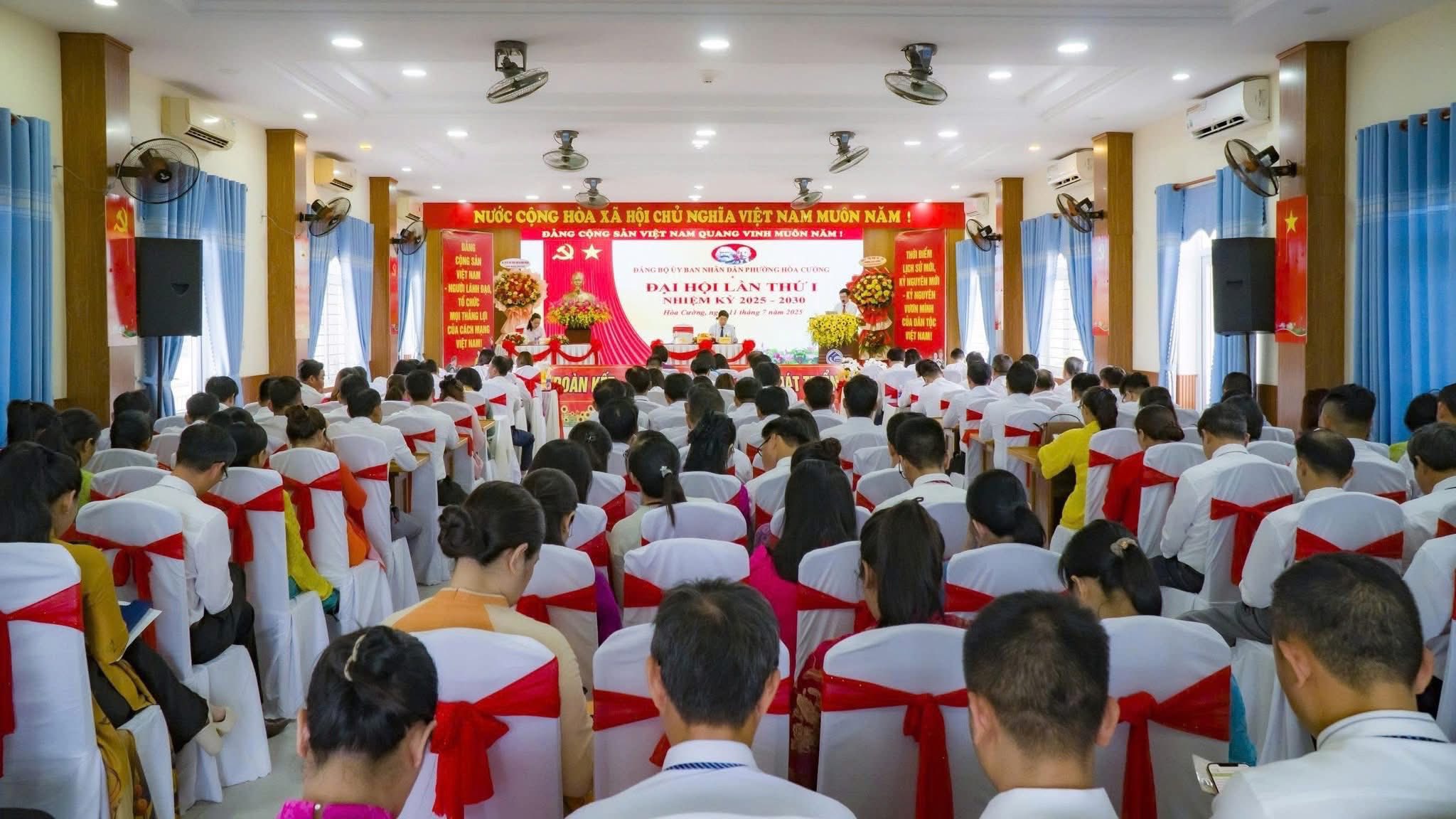 Đảng bộ UBND phường Hòa Cường tổ chức Đại hội lần thứ I, nhiệm kỳ 2025-2030