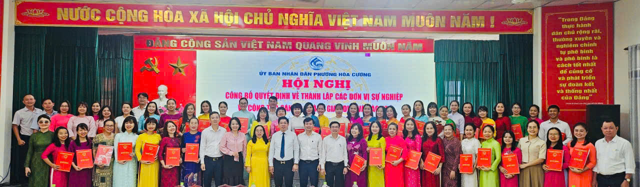 Hội nghị Công bố quyết định về thành lập các đơn vị sự nghiệp và công tác cán bộ các trường học