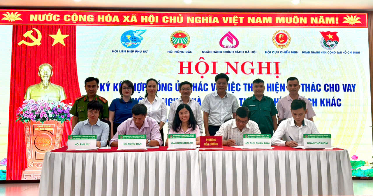 Phường Hòa Cường đảm bảo thông suốt hoạt động tín dụng chính sách sau sáp nhập