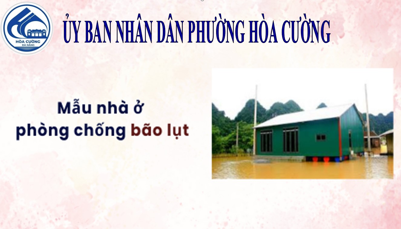 THIẾT KẾ MỘT SỐ MẪU NHÀ Ở PHÒNG CHỐNG BÃO, LỤT ĐIỂN HÌNH TRÊN ĐỊA BÀN THÀNH PHỐ