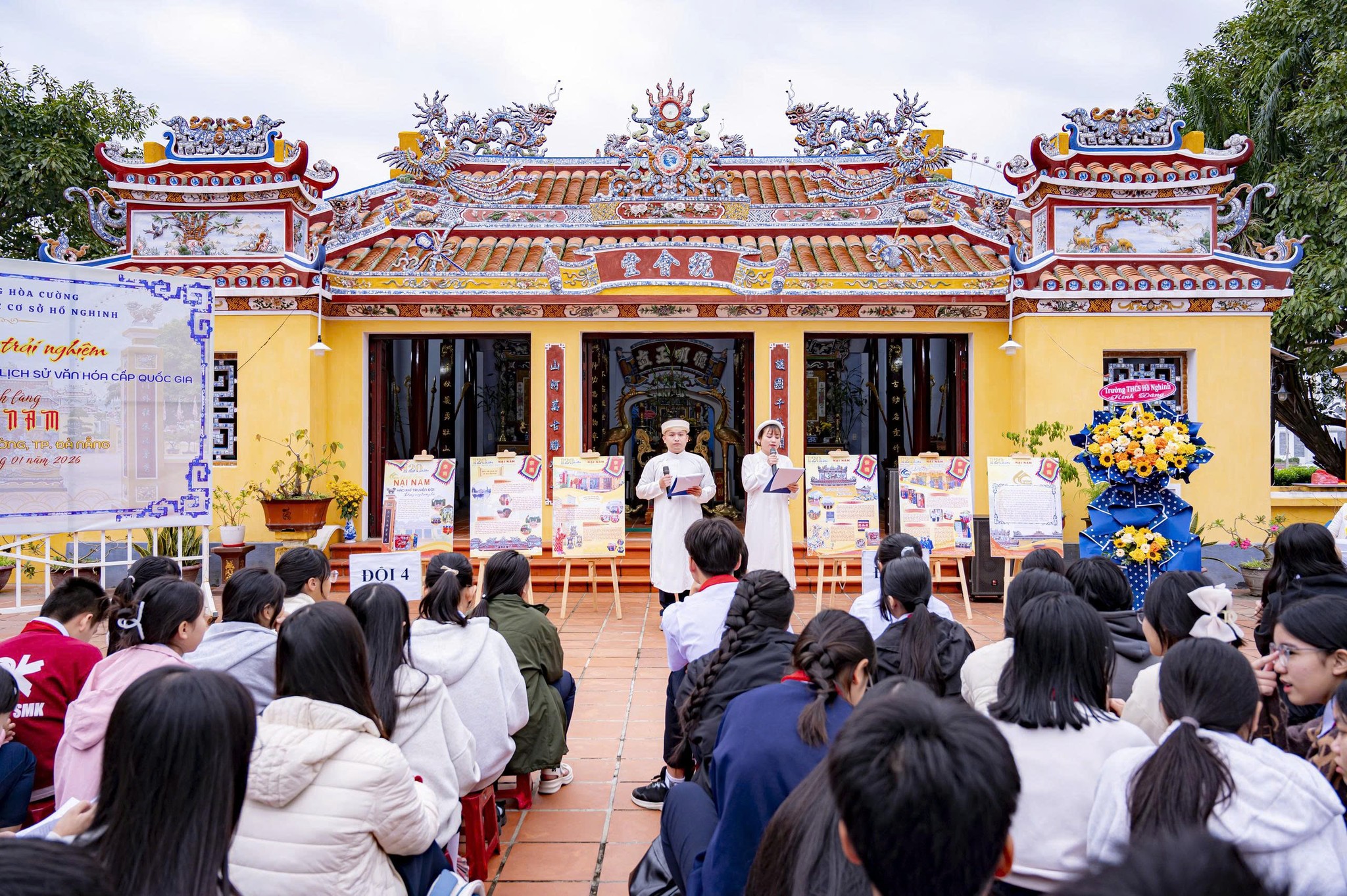 TRƯỜNG THCS HỒ NGHINH TỔ CHỨC HOẠT ĐỘNG TRẢI NGHIỆM, THAM QUAN HỌC TẬP TẠI DI TÍCH LỊCH SỬ CẤP QUỐC GIA ĐÌNH LÀNG NẠI NAM