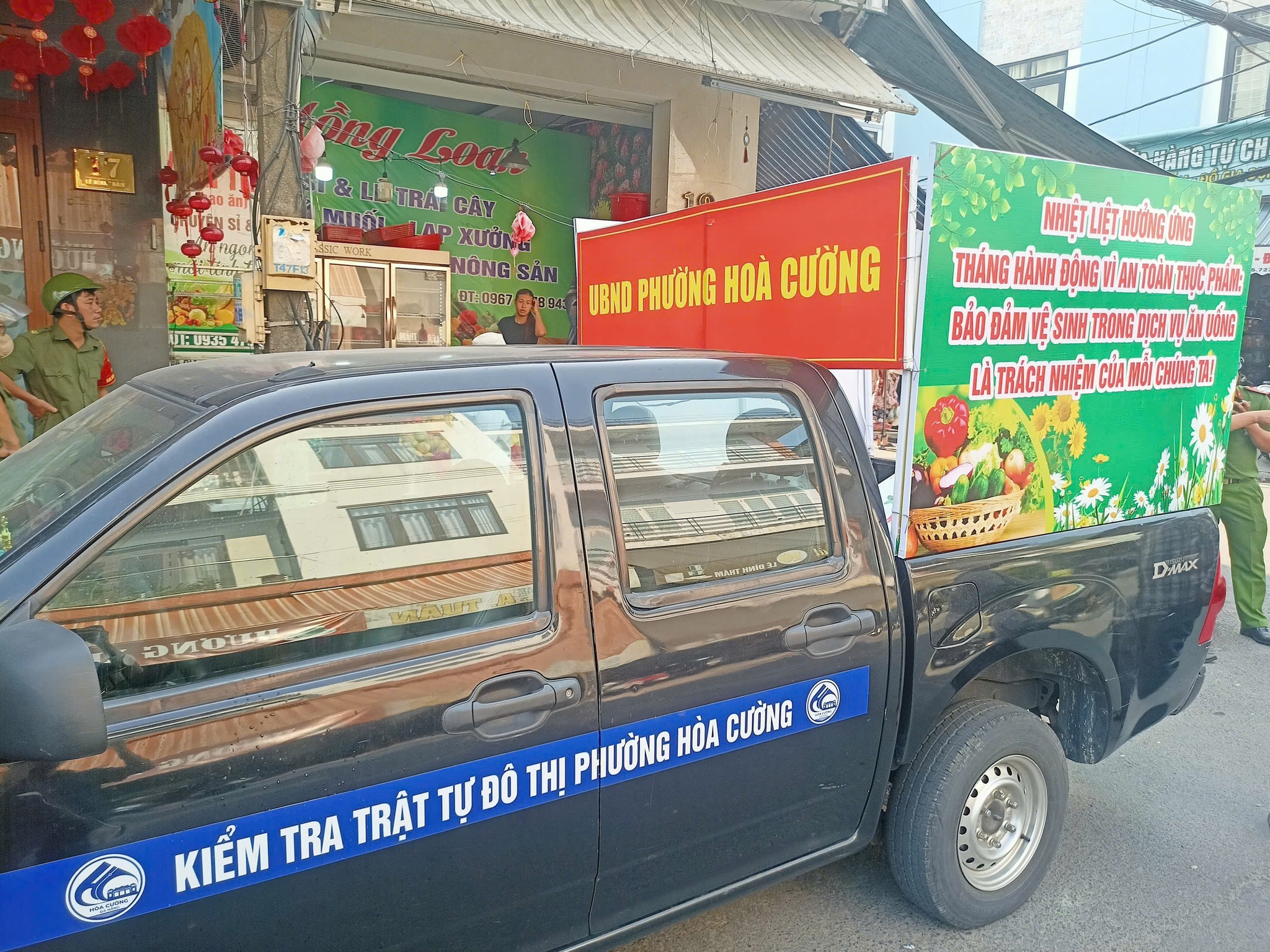 PHƯỜNG HÒA CƯỜNG TĂNG CƯỜNG TUYÊN TRUYỀN BẰNG PANO, XE LƯU ĐỘNG VÀ KIỂM TRA TRONG THÁNG HÀNH ĐỘNG VÌ AN TOÀN THỰC PHẨM NĂM 2026