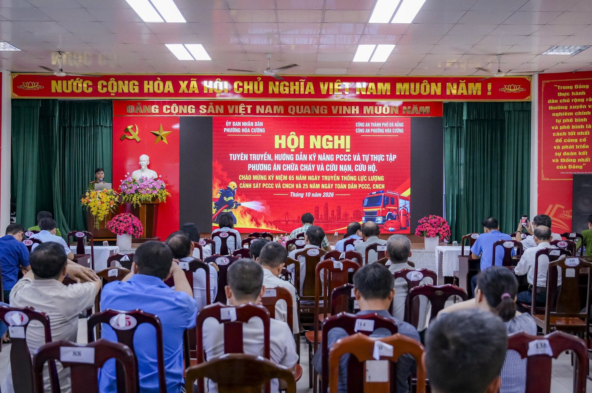 HÒA CƯỜNG CHỦ ĐỘNG PHÒNG NGỪA, SẴN SÀNG ỨNG PHÓ CHÁY, NỔ