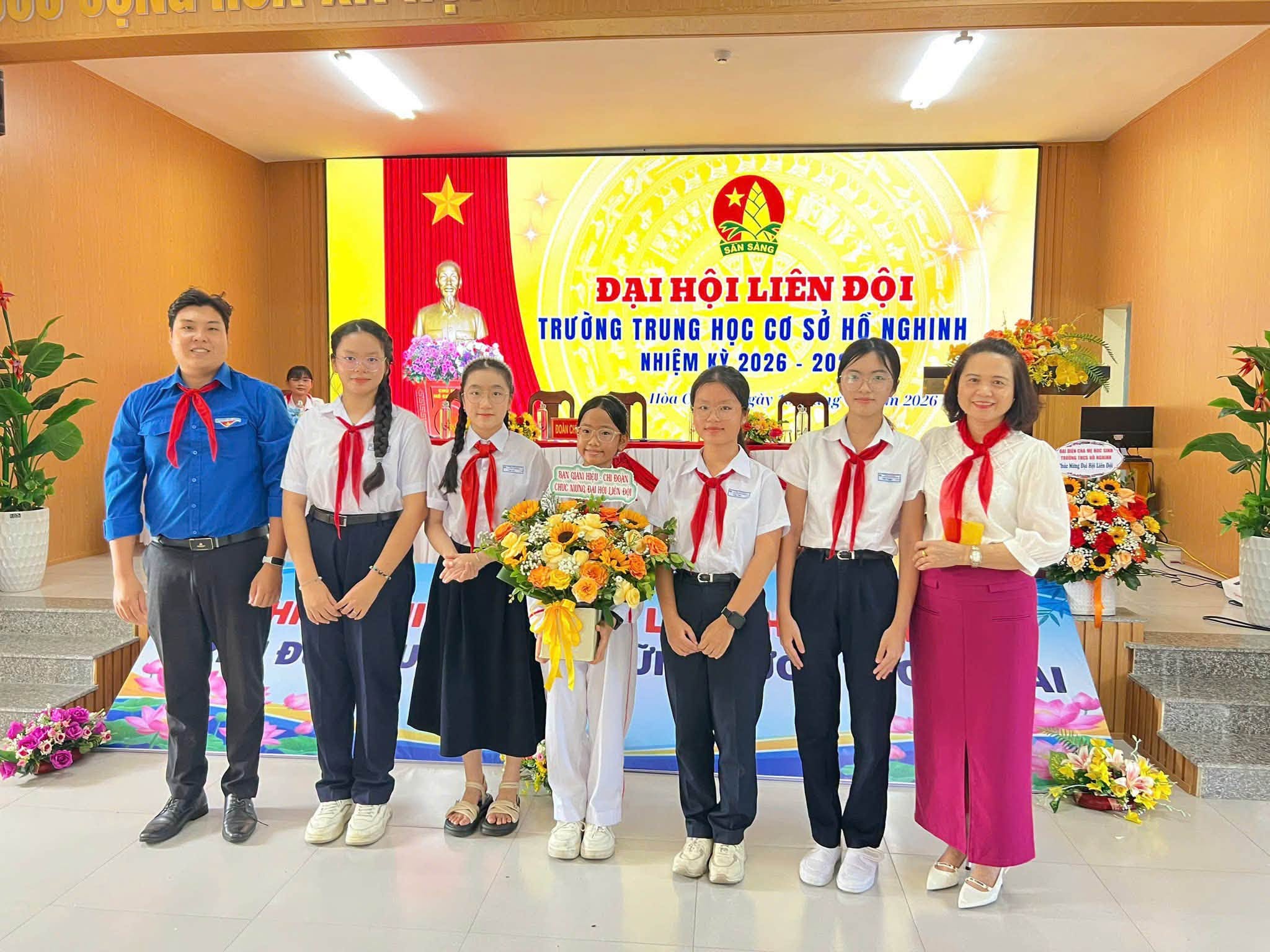 CHÚC MỪNG ĐẠI HỘI LIÊN ĐỘI TRƯỜNG THCS HỒ NGHINH NHIỆM KỲ 2026 - 2027 THÀNH CÔNG RỰC RỠ!